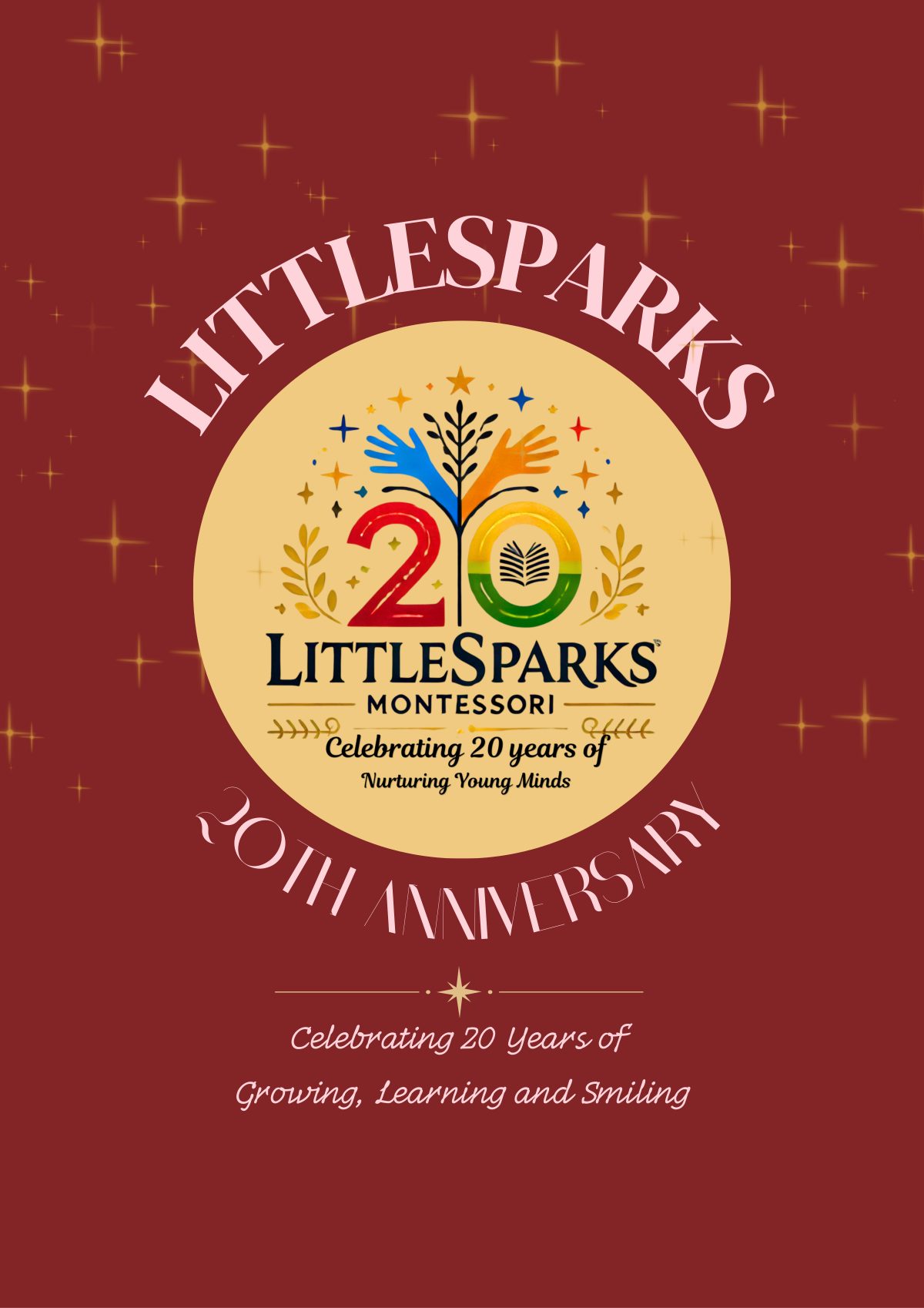 LittleSparks 20th Anniversary commemorative booklet cover