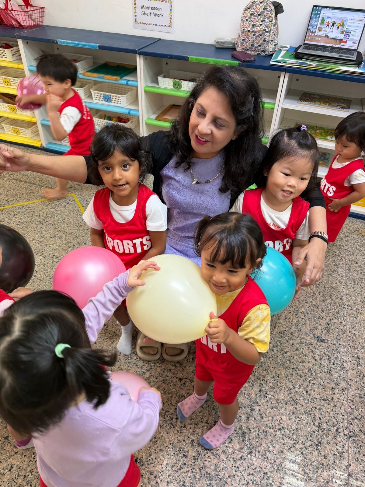 A moment at LittleSparks Montessori