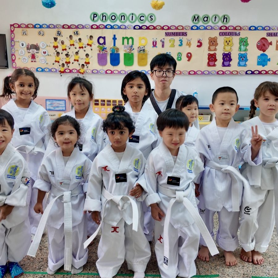 Taekwondo class group